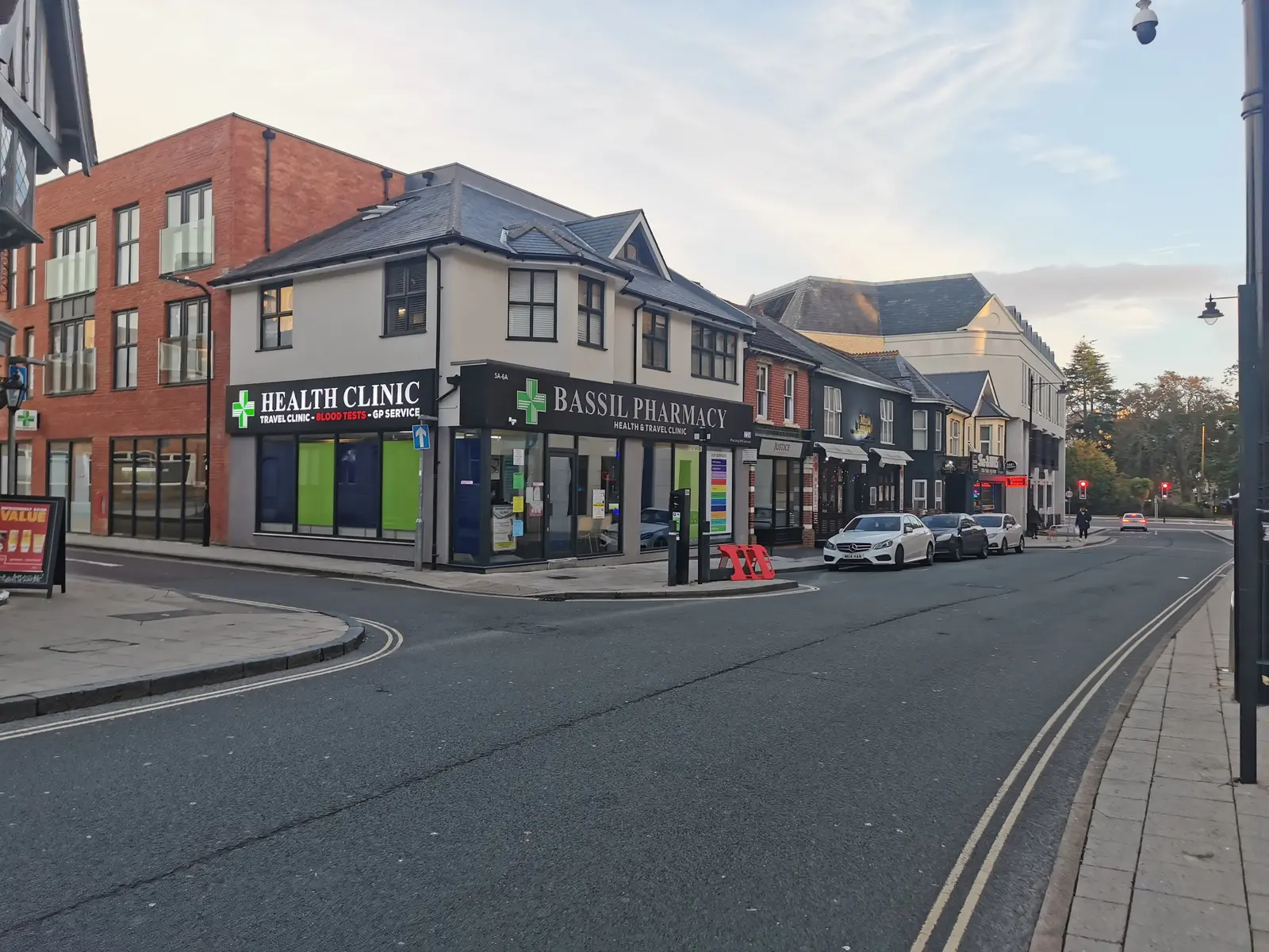 Shops and offices on Bedford Place, Southampton