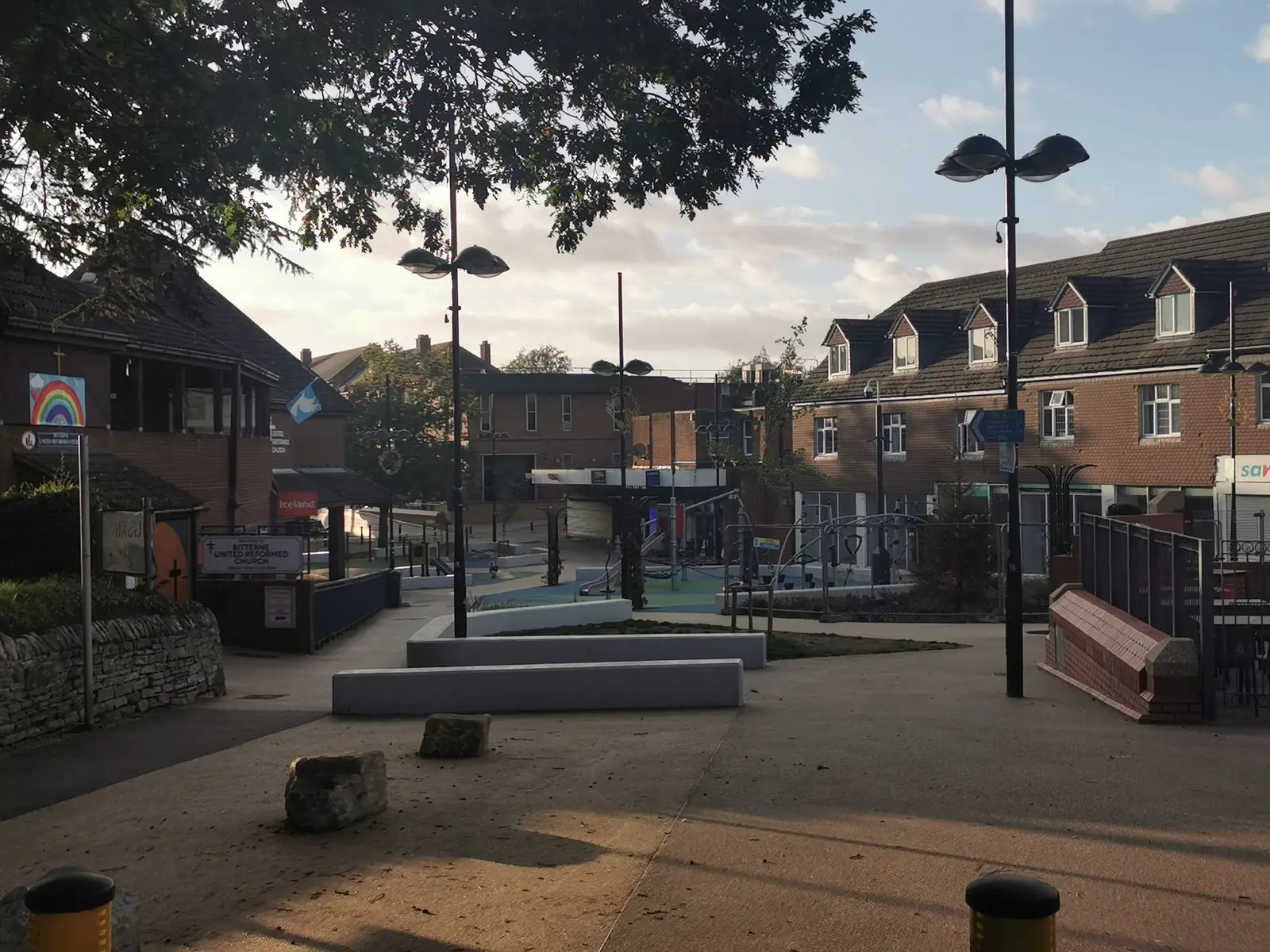 The Bitterne district centre on Bitterne Road, Southampton